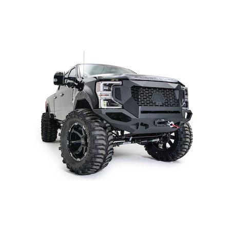 Fab Fours 20-C F250/F350 GRUMPER FRONT WINCH BUMPER MATTE BLACK GR4700-1